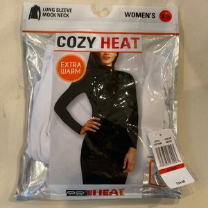 Women’s Cozy Heat Extra Warm Long Sleeve Mock Neck.  Size XS.  White‎